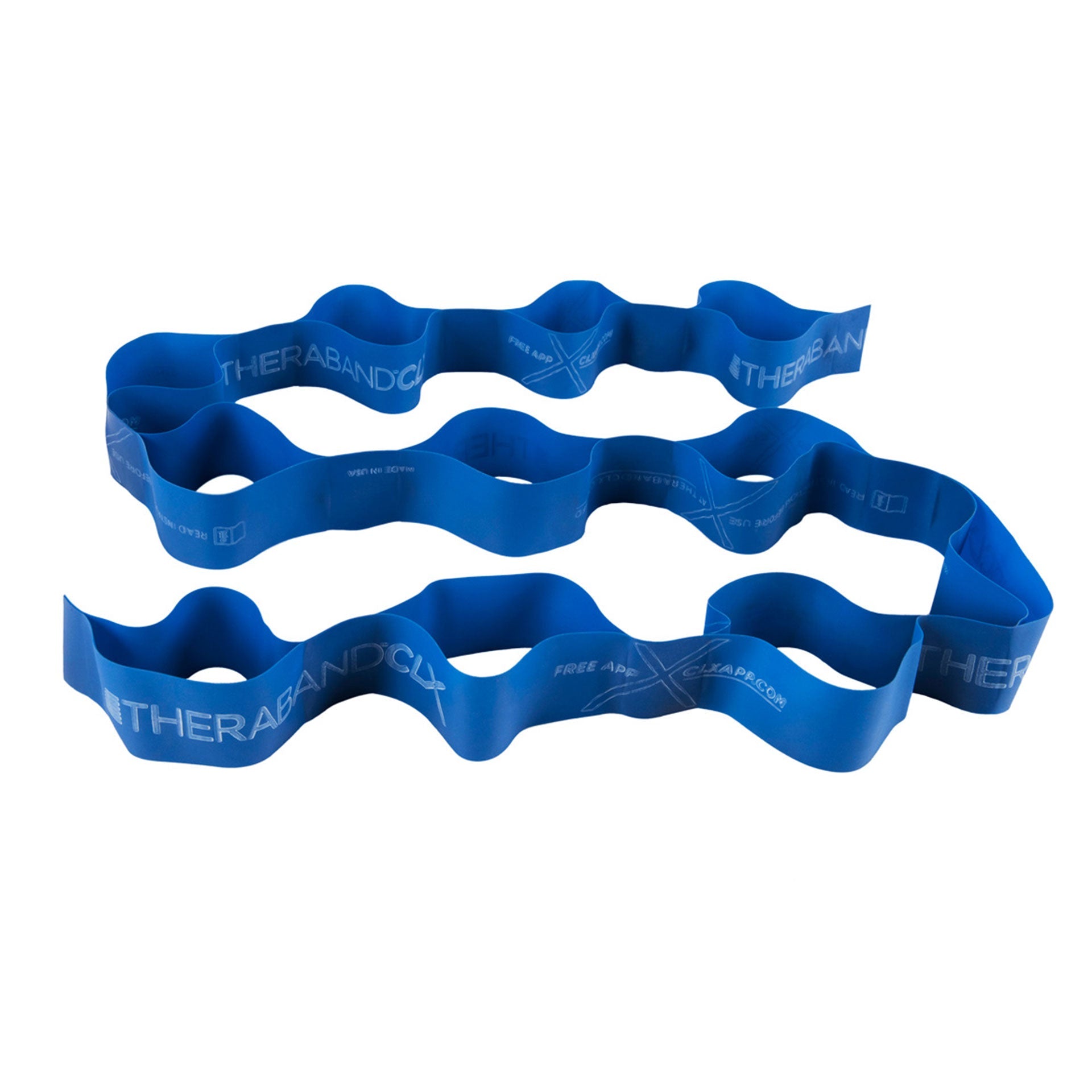 CLX Fitnessband 2 m Fitnessband TheraBand Blau  