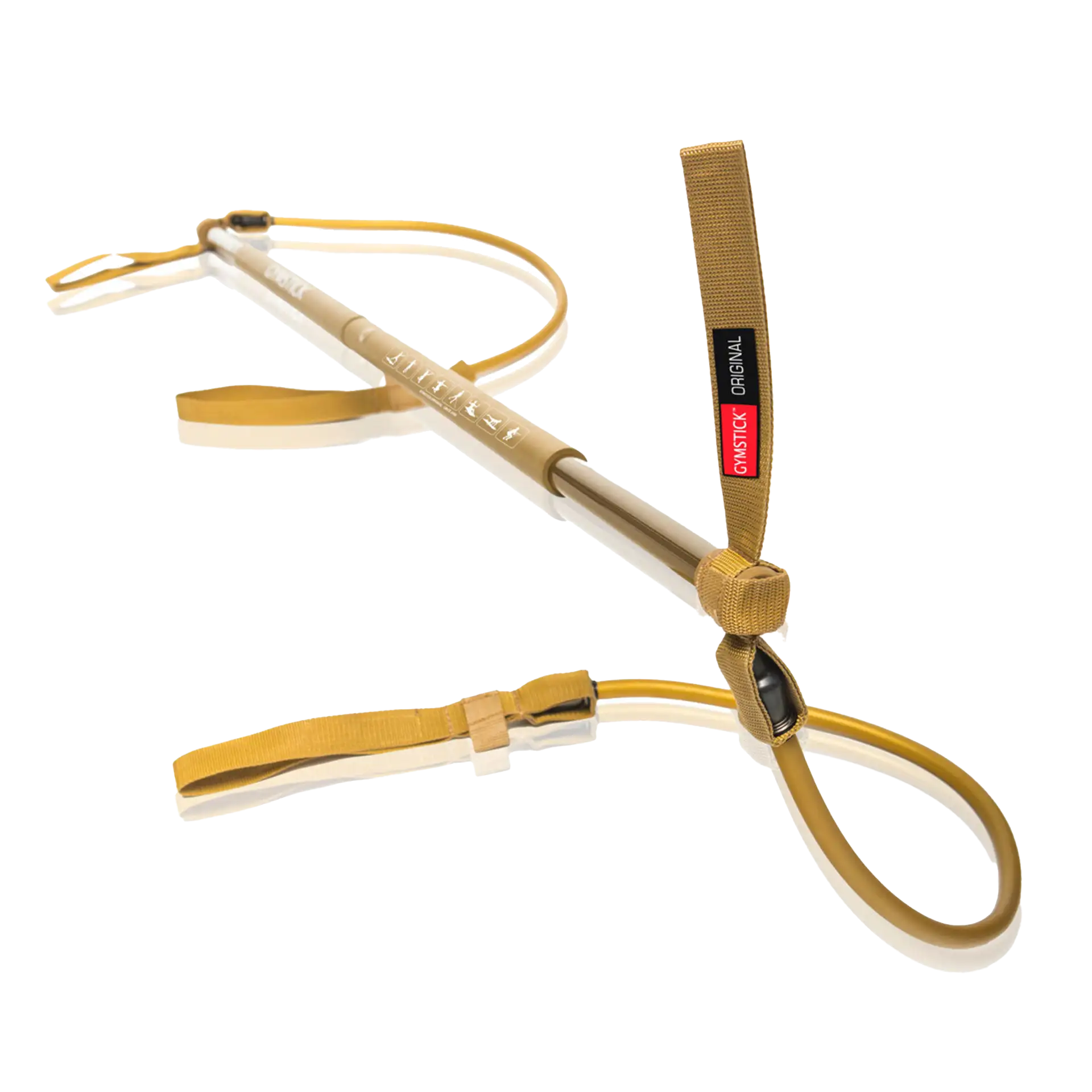 Gymstick Original in gold auf transparentem Hintergrund