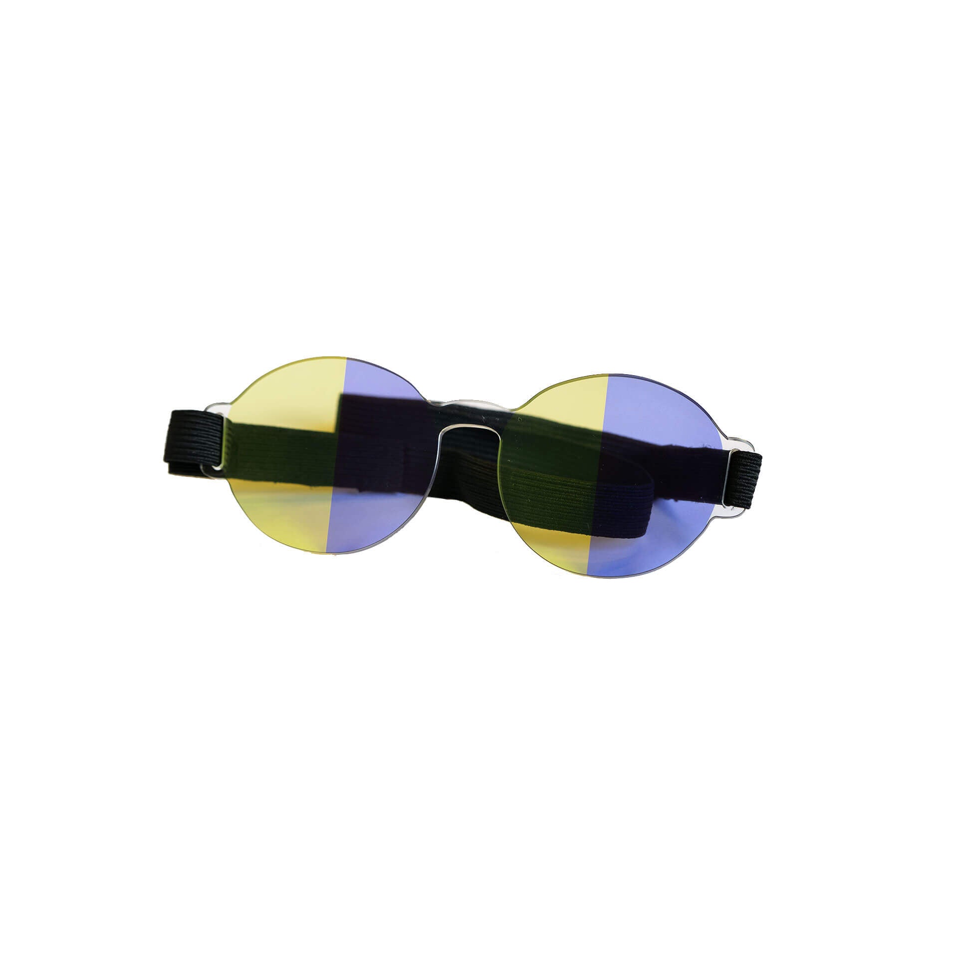 Halbfeld Brille für Neuroathletiktraining Brille ARTZT neuro Blau-Gelb  