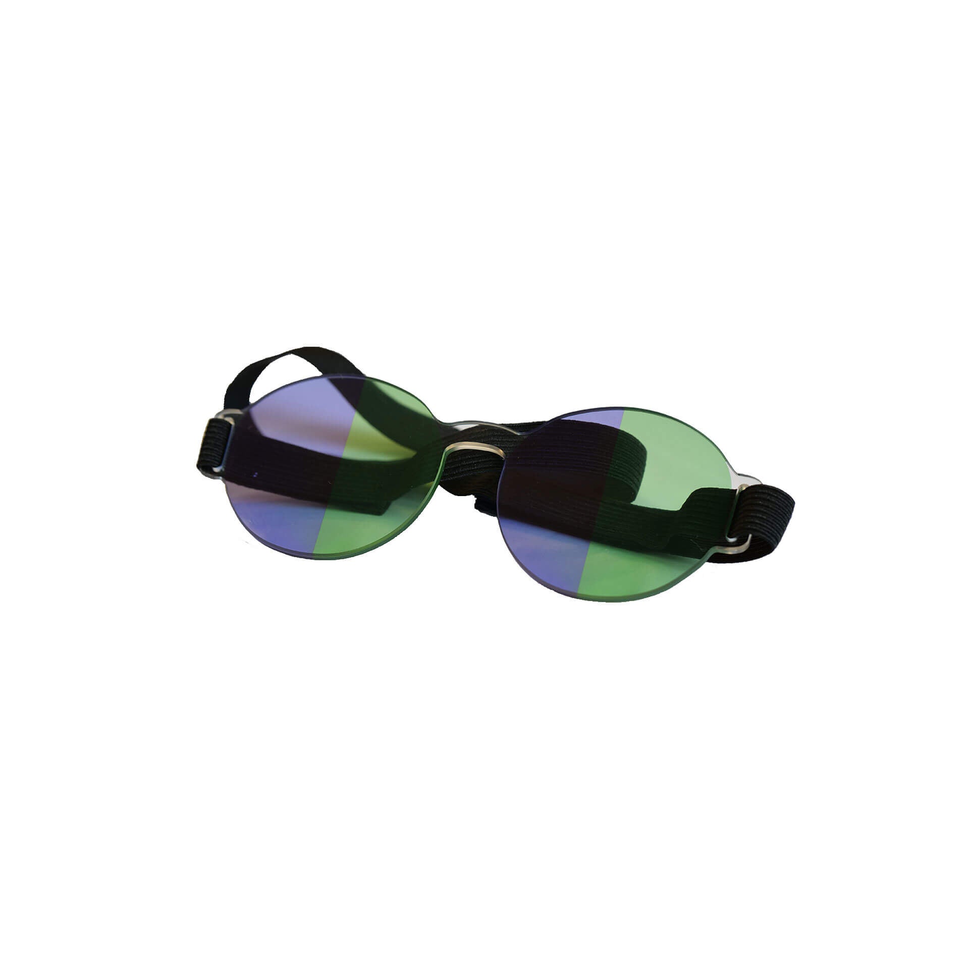 Halbfeld Brille für Neuroathletiktraining Brille ARTZT neuro Grün-Blau  