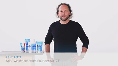 Alle erhältlichen Varianten von Biofreeze Kühlgel werden von Felix Artzt präsentiert.