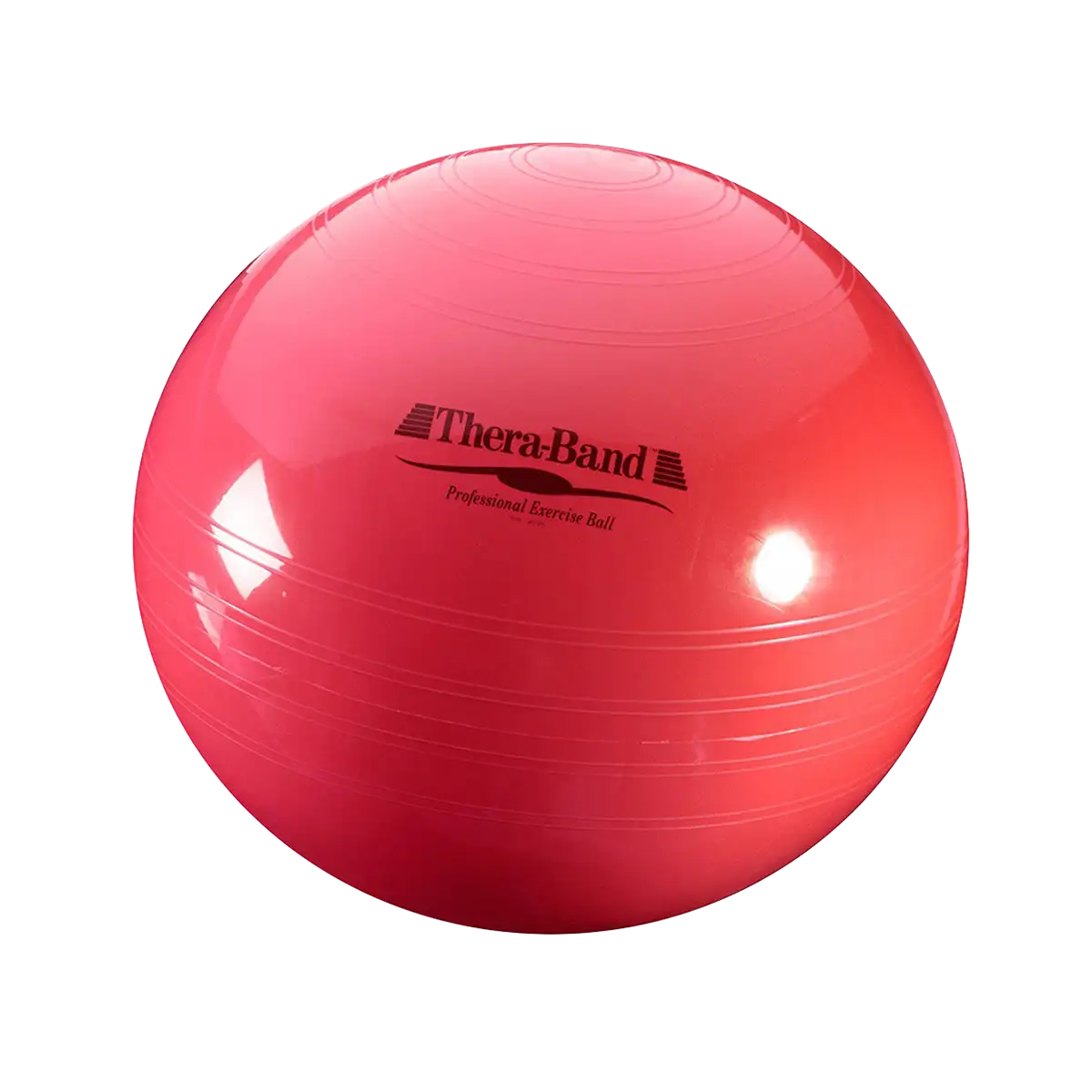 TheraBand ABS Gymnastikball in rot auf transparentem Hintergrund #größe_55 cm