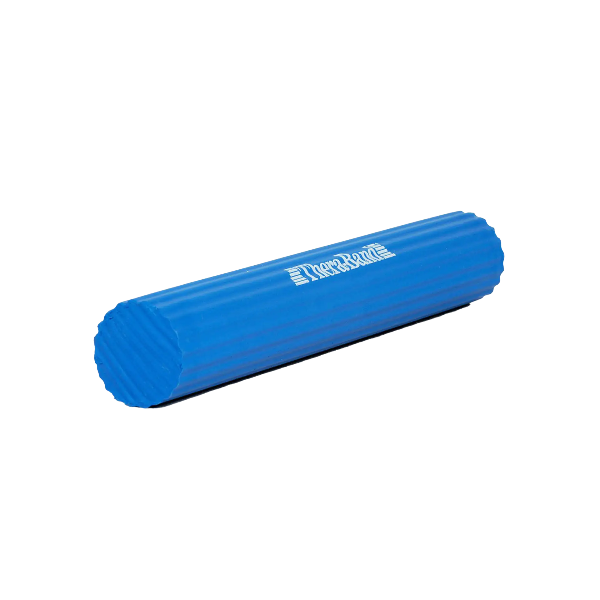 TheraBand FlexBar Handtrainer in blau auf transparentem Hintergrund