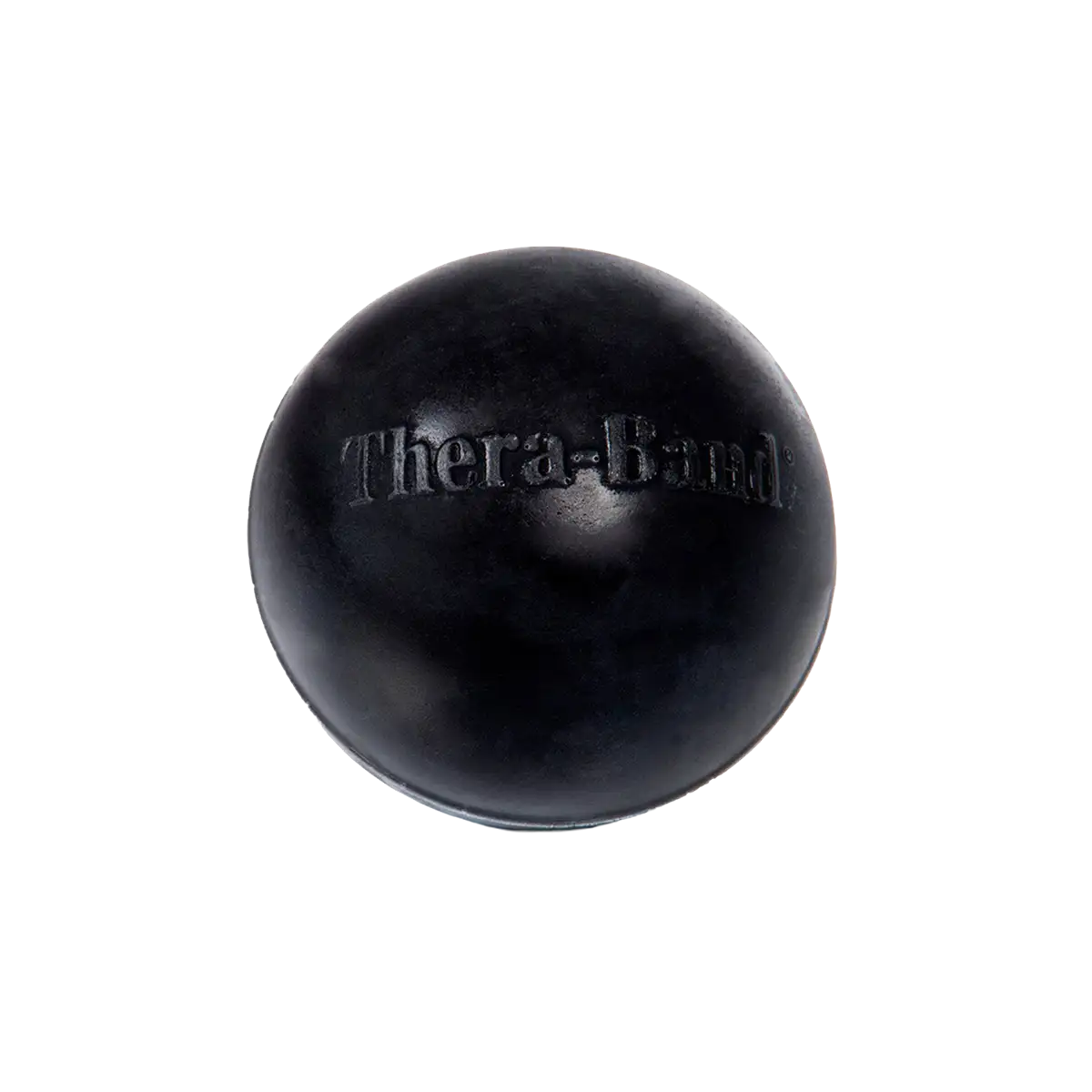 TheraBand Handtrainer in schwarz auf transparentem Hintergrund. #farbe_schwarz