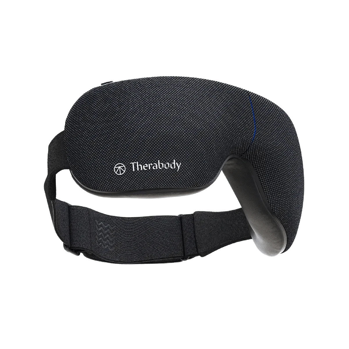 Freigestellte Abbildung eines schwarzen Therabody SmartGoggles Wearable.