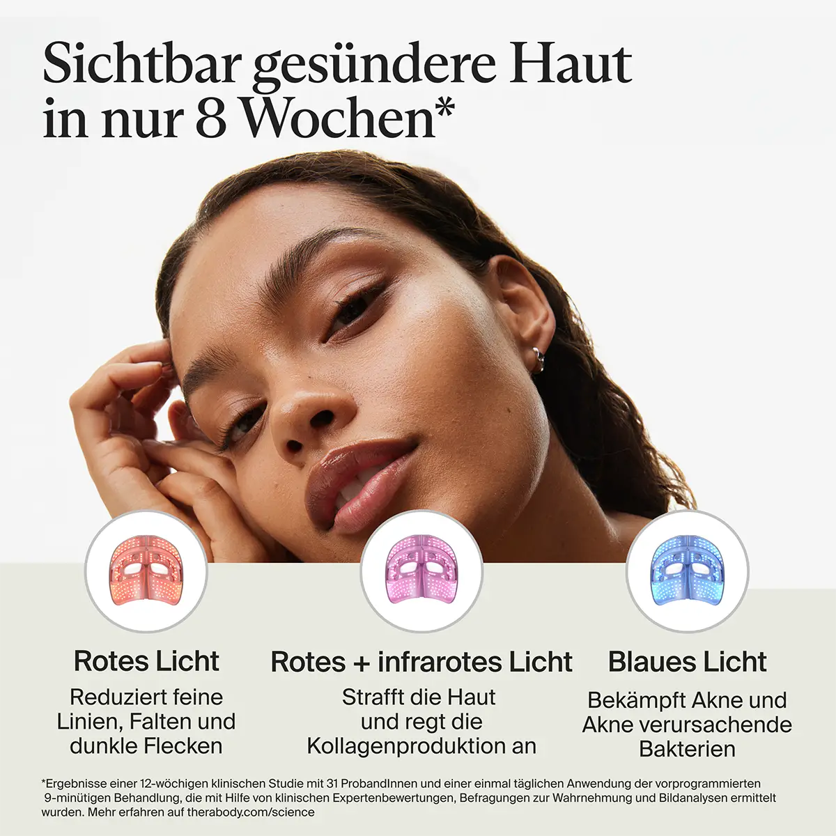 TheraFace Mask Glo LED Maske zur Hautverjüngung