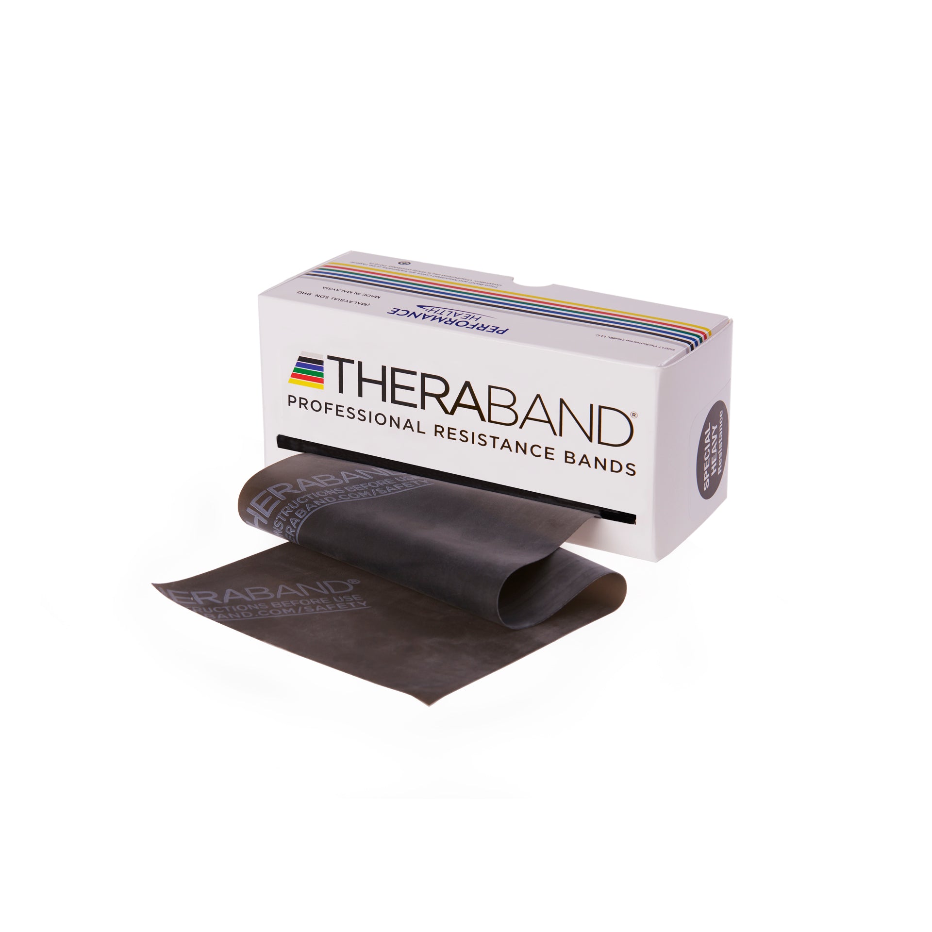 TheraBand 5,50 m Fitnessband TheraBand Schwarz  